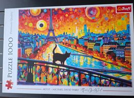 Puzzle Motiv "KATZE IN PARIS"