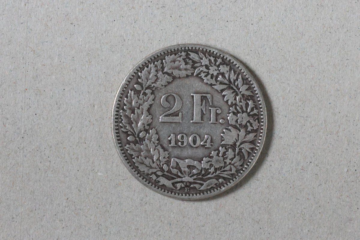 Tutti le monete: 2 Franken silber 1904 – Usato da Wil SG venduto da Ikw