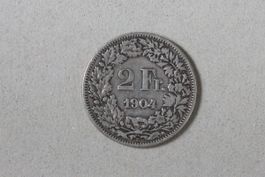 2 Franken silber 1904