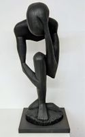 HOLZSKULPTUR "DER DENKER"