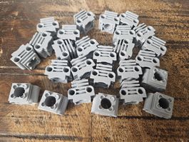 lego 2850b lot de 25 pièces Light Bluish Gray Technic