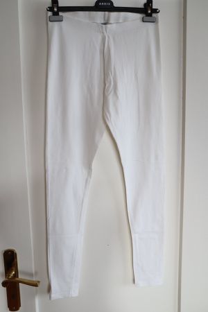 Leggins, Gr. S, weiss, Baumwolle