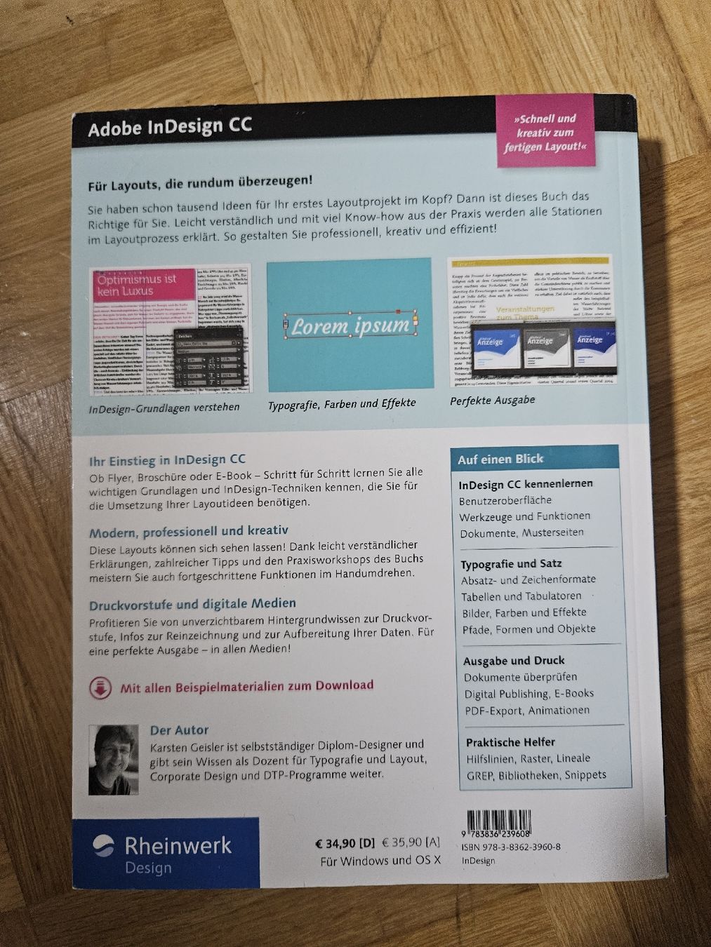 Livres: Kursbuch Adobe InDesign CC Einstieg – D'occasion à Horw par Zedy01 5