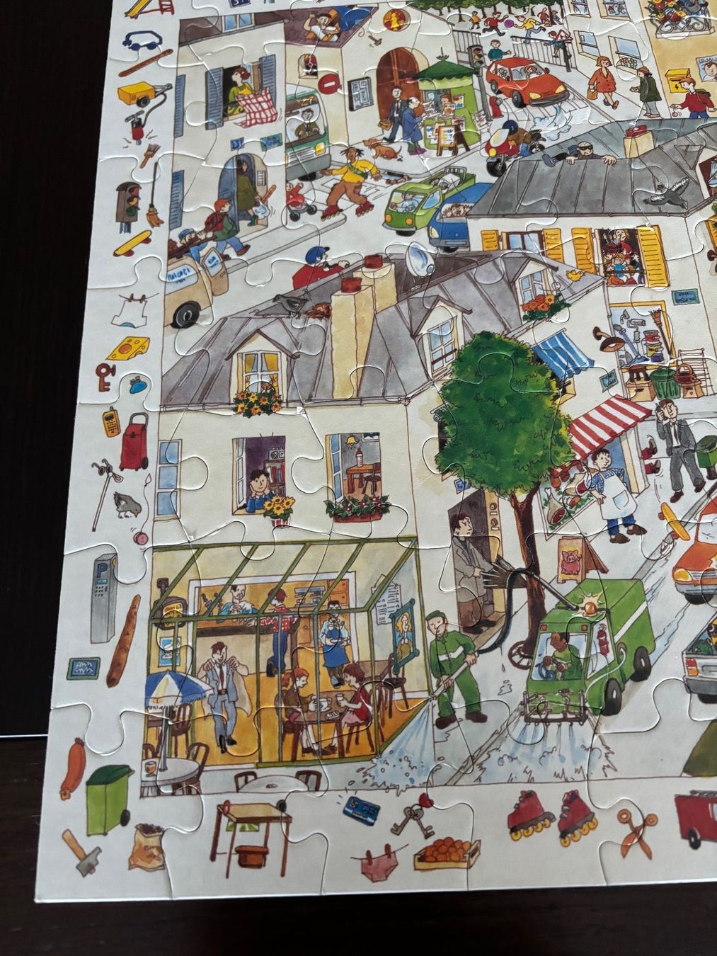 Puzzle: Die Stadt   Puzzle mit Poster, 100 Teile – Usato da Horw venduto da Luki49 4
