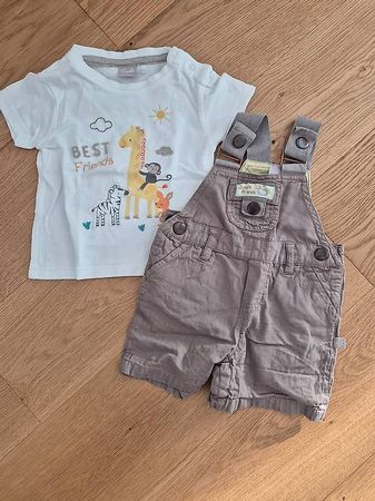 Latzhose mit TShirt; Gr. 62