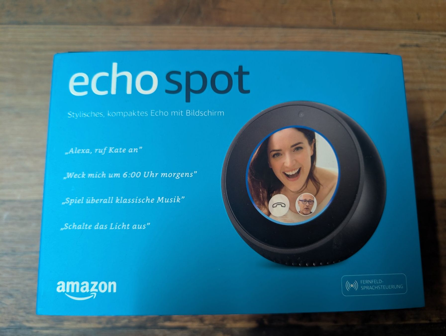 Lettore multimediale & Streamer: Amazon Echo Spot mit Bildschirm mit Anleitung – Usato da Neuenhof venduto da mlw_w98j