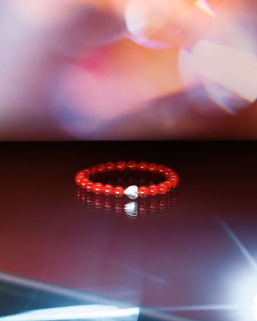 Bracciali & Braccialetti: Karneolarmband mit 925 Silber – Nuovo e nell'imballaggio originale da Schindellegi venduto da MoonAmber.schmuck