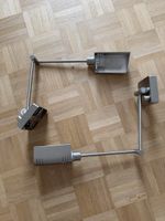 2 Holtkötter Design-Wandleuchten mit Gelenkarm – Paar
