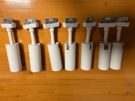 7 Stück Paulmann Tubo Einzelspot weiss Dimmbar