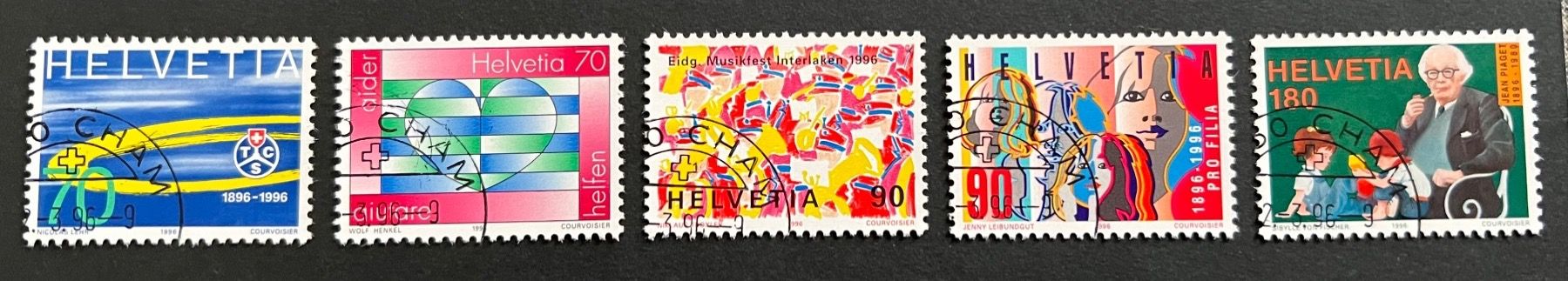 Tutti i francobolli: CH-Marken 1996 gestempelt – Nuovo (secondo la descrizione) da Hünenberg See venduto da wer_5286