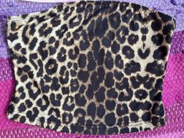 Bustier Leo-Print Grösse S guter Zustand