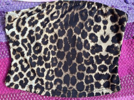 Bustier Leo-Print Grösse S guter Zustand