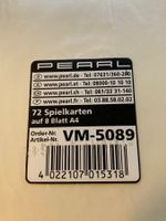 72 Spielkarten auf 8 Blatt A4 - Selber design + bedrucken !