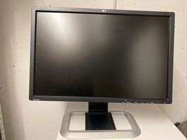 Screen, Bildschirm,  HP LP2475w Monitor with stand.