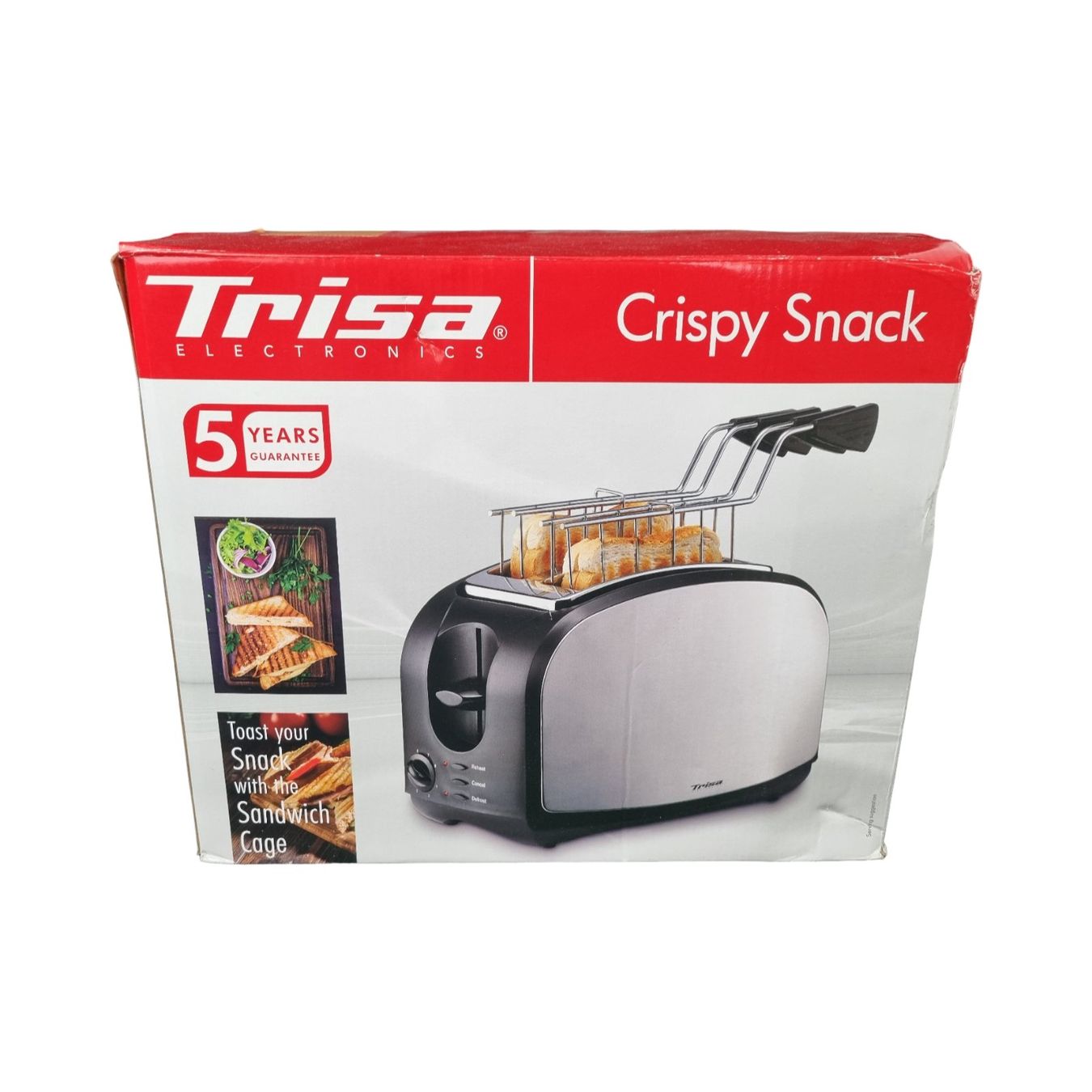 Trisa Elettrodomestici da cucina: TRISA Crispy Snack Toaster – Nuovo (secondo la descrizione) da Wangen b. Olten venduto da Restwert_Wangen 6