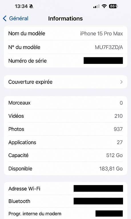 Handys / Smartphones: iPhone 15 PRO MAX 512 GO  – Neu und originalverpackt aus Prilly von ame_8hgl 3
