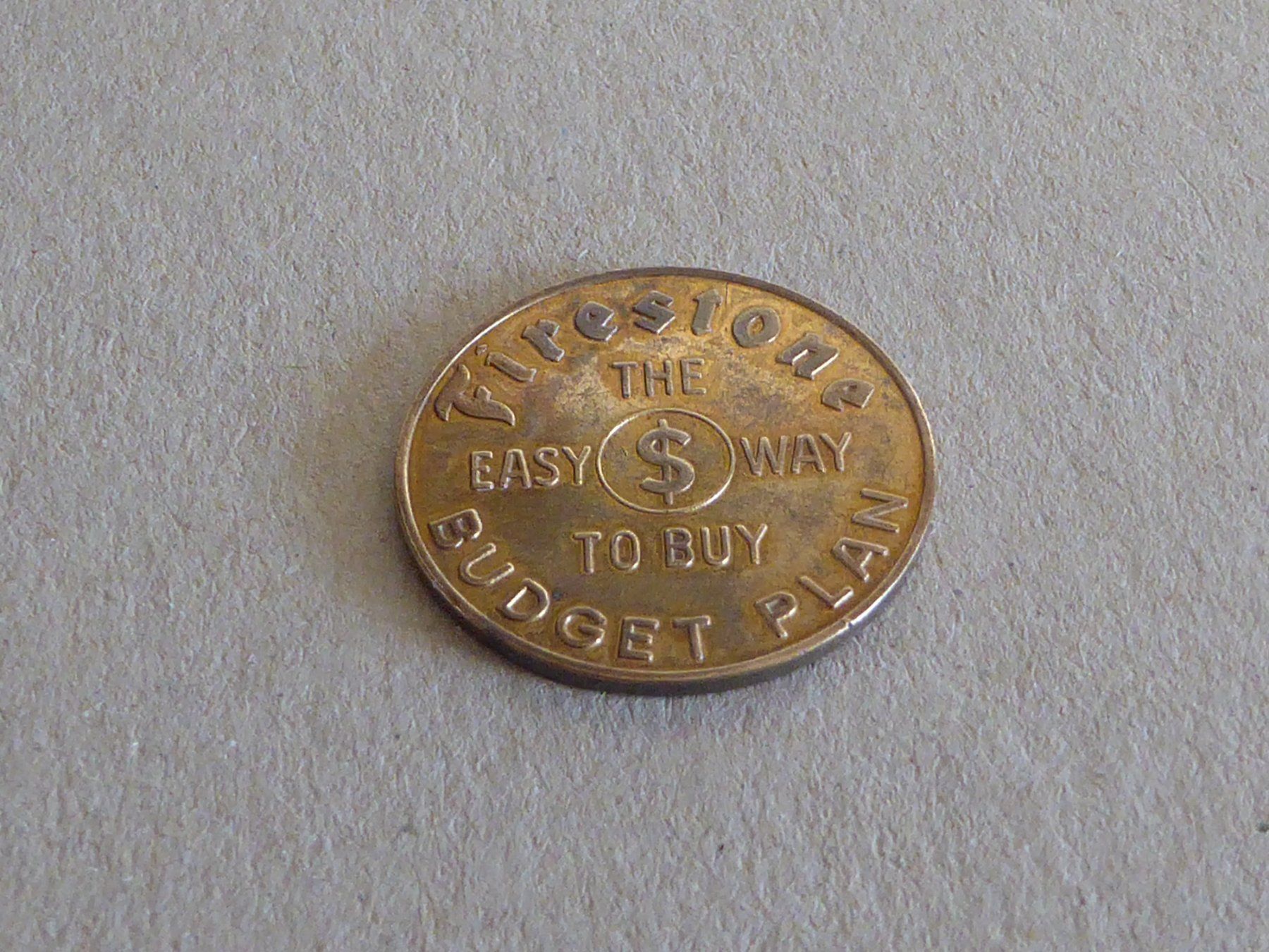 Medaglie: Jeton  Token  USA  Firestone Budget Plan – Usato da Thun venduto da 427er 1