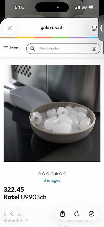 Elettrodomestici da cucina: Machine à glaçons Rotel Swiss Selection – Usato da Yverdon-les-Bains venduto da Tiffany_92 2