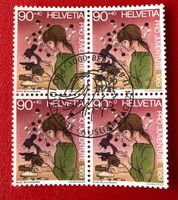 4 er Block Nr. J 314 mit Vollstempel Bern