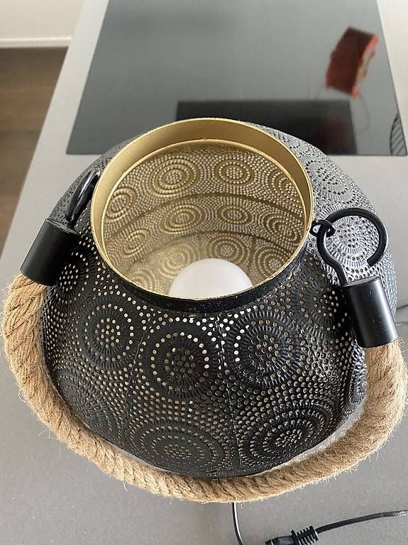 Lampadari & plafoniere: Orientalische Decken-/Tischlampe mit Seil – Usato da Bern venduto da Maegsu 1