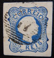 Portugal Kat. 6 gest. 1855 Kat. 45 Euro