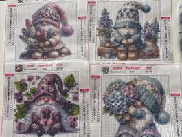 4x Wichtel / Diamond Paiting 20x20