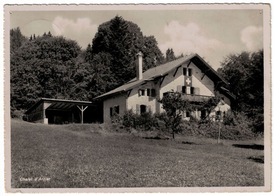 Cartoline postali: Chalet d'Arzier, circulée 1949 – Usato da Frauenfeld venduto da POML