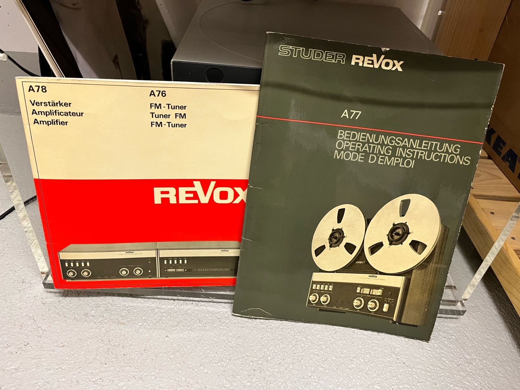 Revox Verstärker: Revox A76 / A77 / A78 inklusive massangefertigtem Rack – Gebraucht aus Birrhard von isa_yly7 1