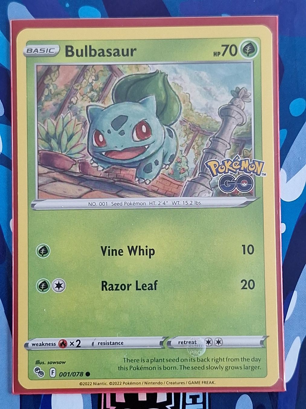 Pokémon Sammelbilder & Trading cards: Bulbasaur - Pokemon GO  #Ord19 – Gebraucht aus Altstätten SG von GGsGameshop