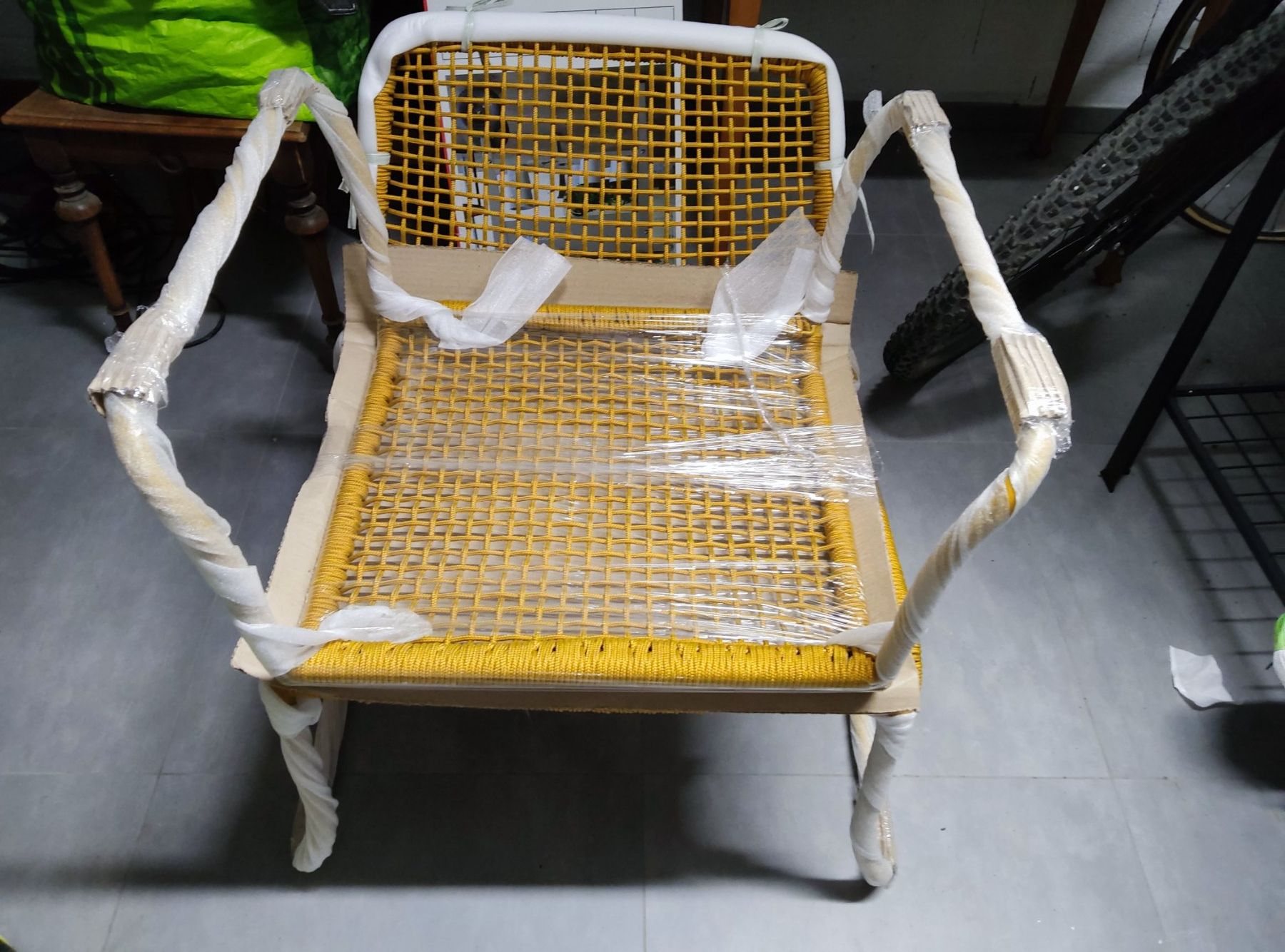 Stühle: Chaise design et repose-pieds, neuf – Neu und originalverpackt aus Vicques von prairie0809 1