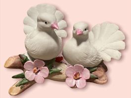 🌸 2 Tauben auf Ast 🌸