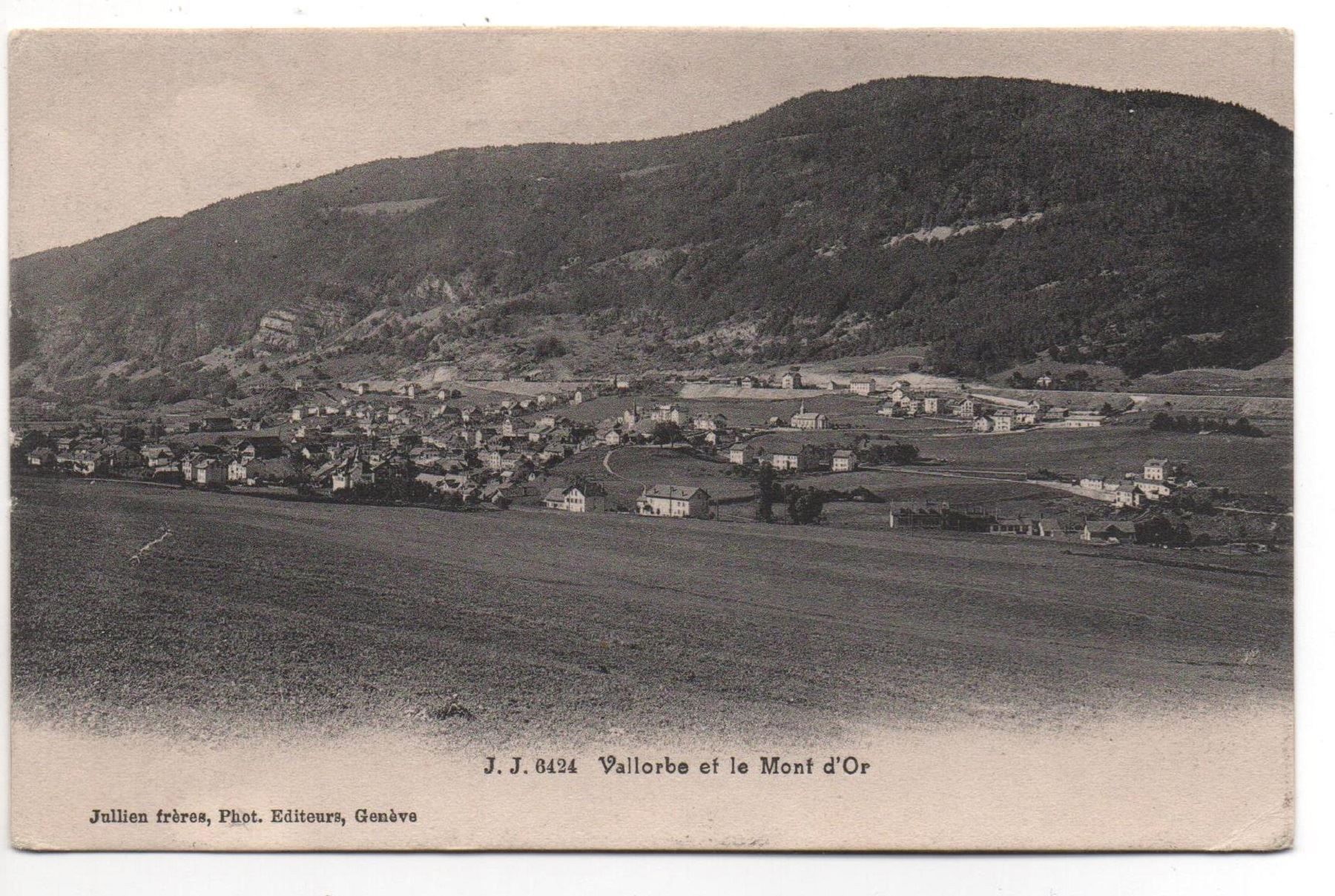 Cartoline postali: VALLORBE et le Mont d'Or – Usato da Jona venduto da philajona