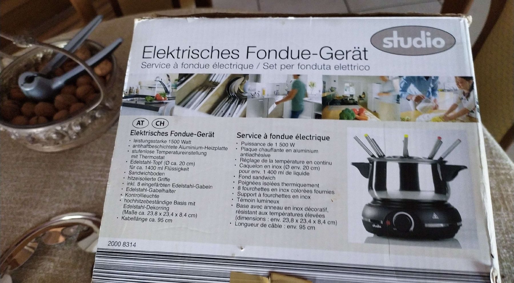 Appareils de cuisine: Studio Electric Fondue Set . – D'occasion à Hinwil par Ehretstock8 2