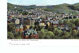 St. Gallen Säntis vom Rosenberg; Dr. Trenkler Co. Leipzig