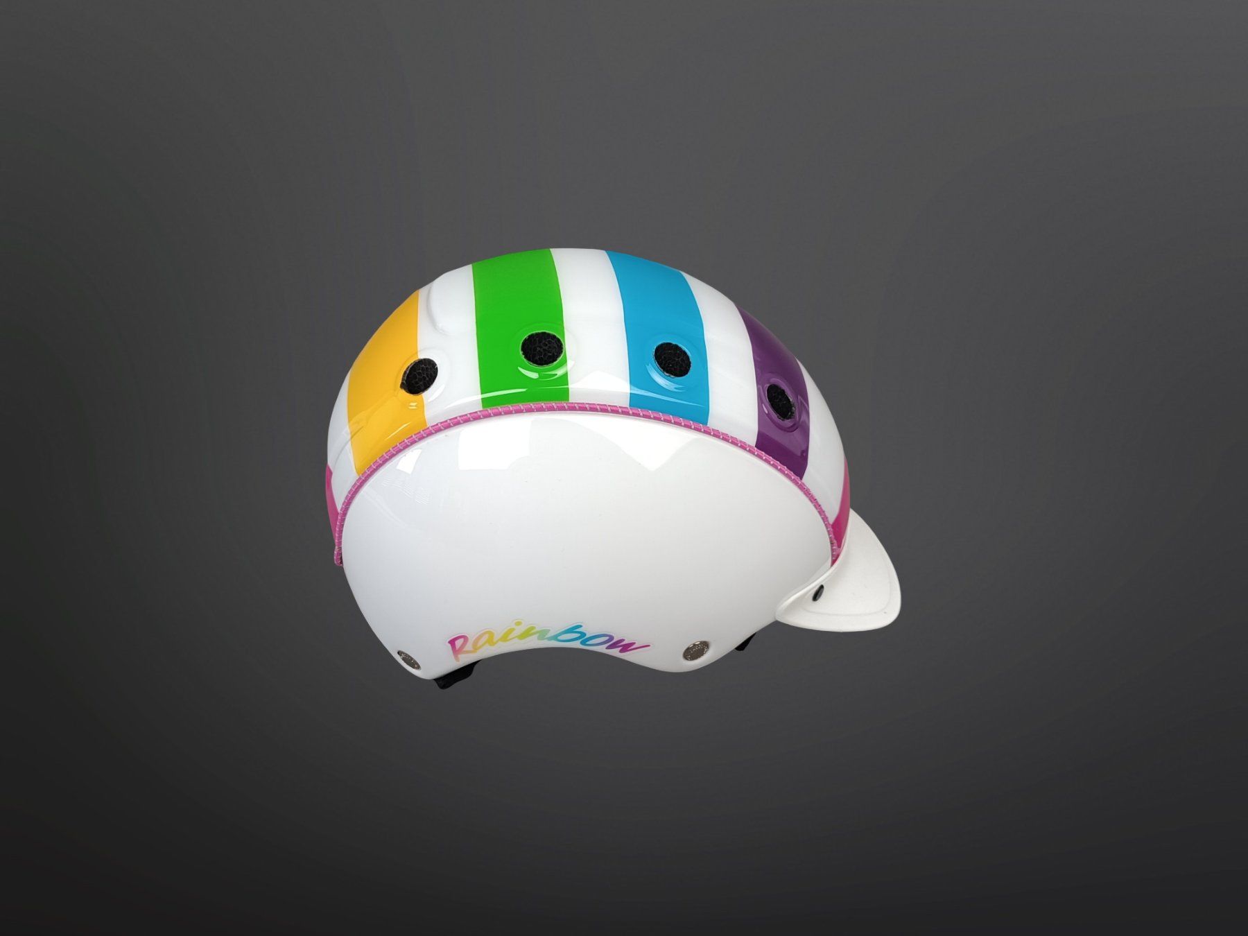 Helme: CASCO Mini 2 Kindervelohelm Gr. XS Regenbogen – Neu (gemäss Beschreibung) aus Suhr von Restwert_Suhr 1
