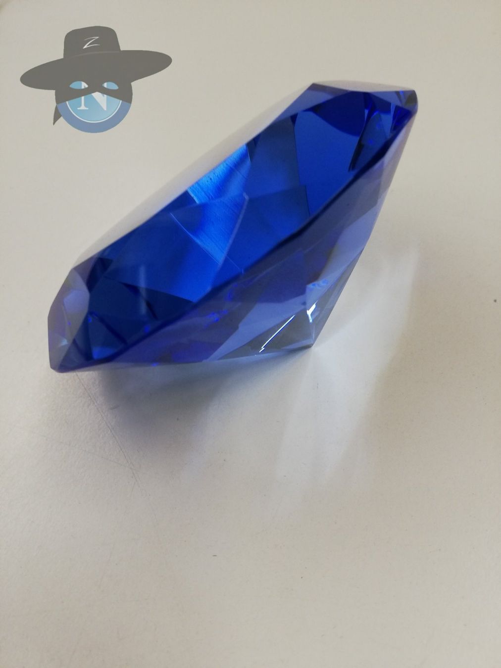 Tutte le decorazioni: Glas Diamant - blau / 10 cm – Usato da St. Gallen venduto da zorro_dc 1