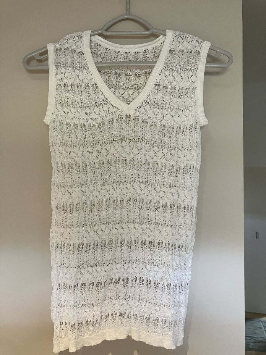 Falconeri Lotti di vestiti: Falconeri - ensemble top et jupe en maille blanche – Usato da Vich venduto da SophieCo 1