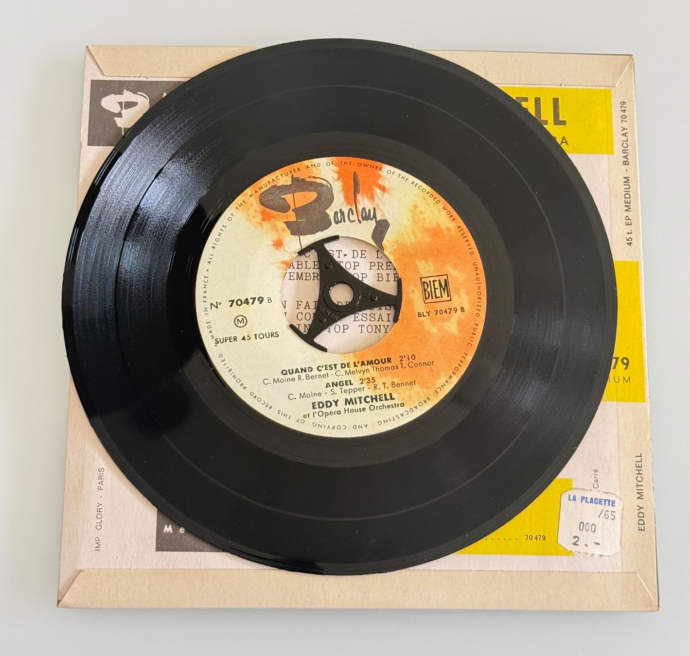 Schallplatten: Eddy Mitchell - Mais Reviens-moi - EP – Gebraucht aus Denges von peumens 3
