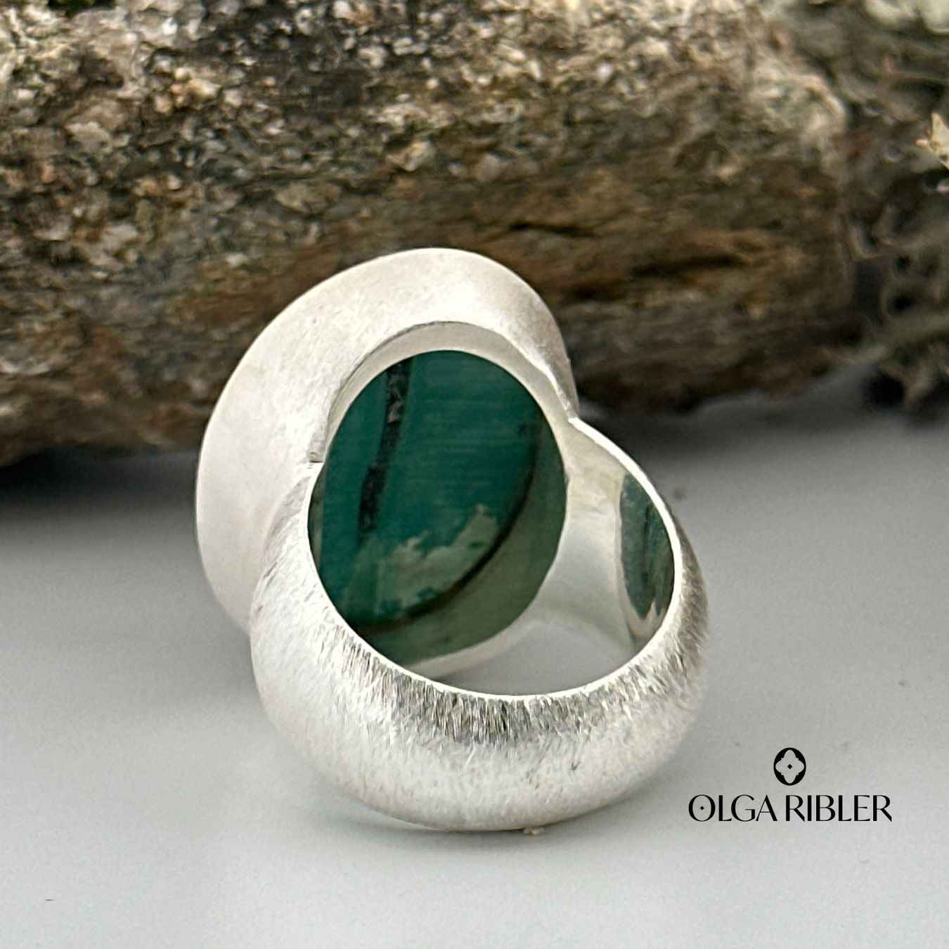 Olga Ribler Anelli: Unikate Silber Ring 925 mit Türkise Grösse 52 – Nuovo (secondo la descrizione) da Luzern venduto da Schmuckoutlet 2