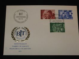 BIT Ergänzungswerte 1975 FDC Nr. 106 - 108