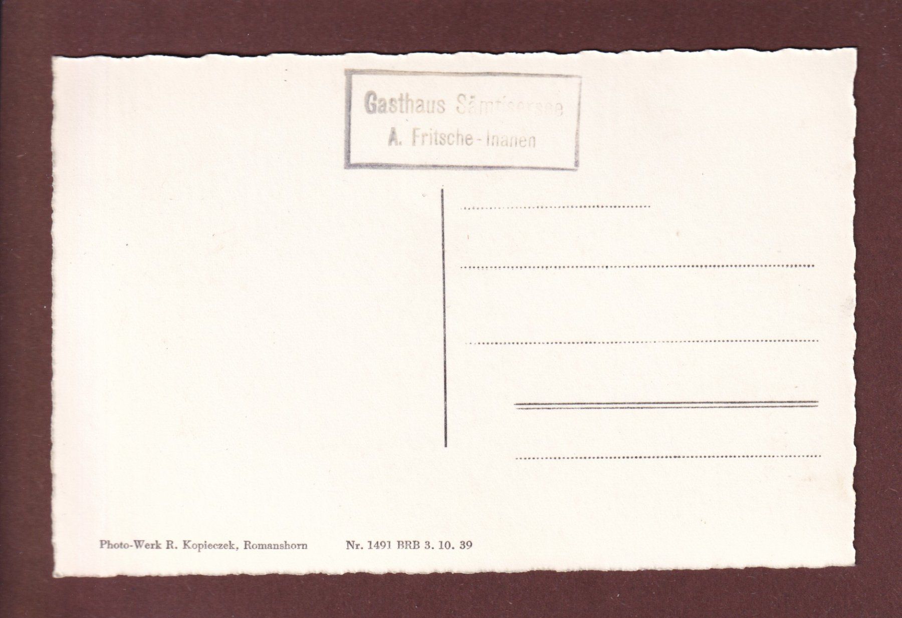Cartoline postali: KREUZBERG – Usato da Pully venduto da nicecards 1