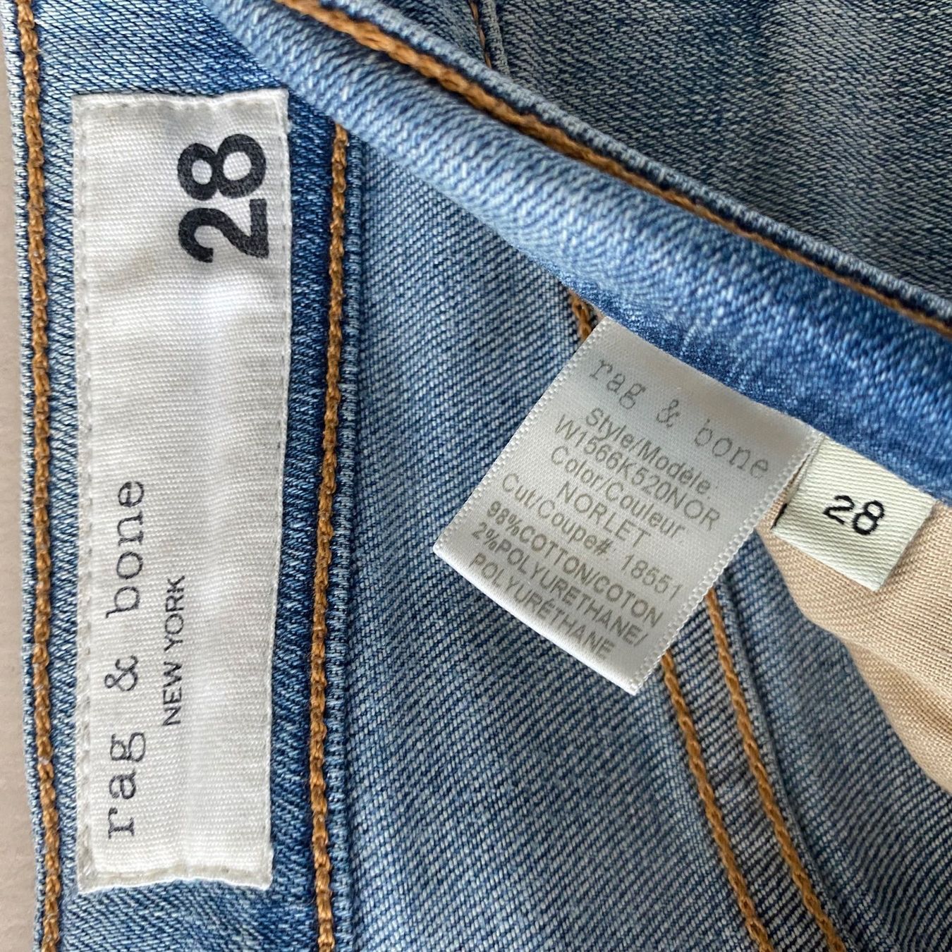 Jeans: RAG & BONE Jeans - High Rise Ankle Skinny – D'occasion à Zürich par ClosetQueen 6
