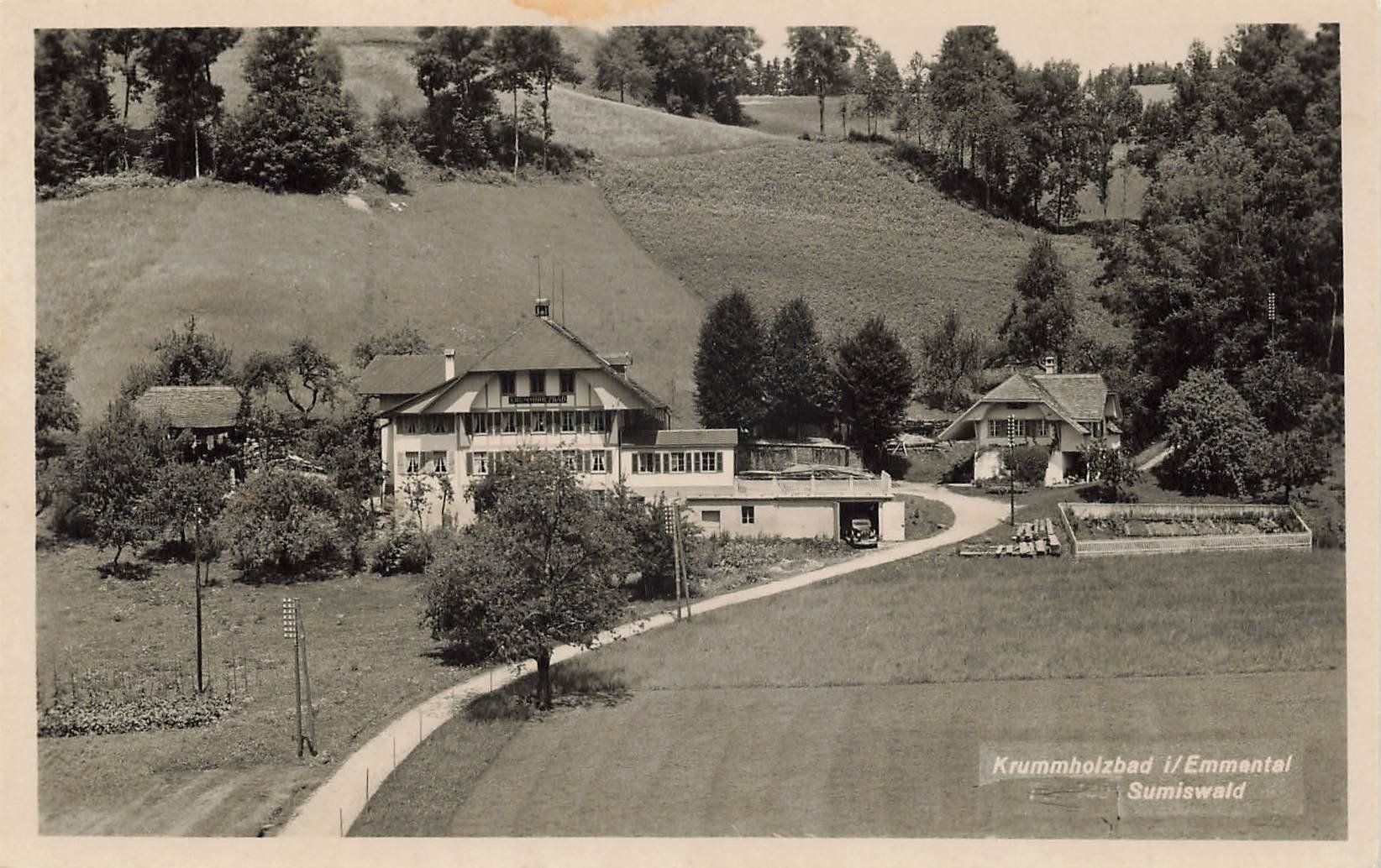 Cartoline postali: Krummholzbad Emmental Sumiswald – Usato da Schwyz venduto da Seffi56