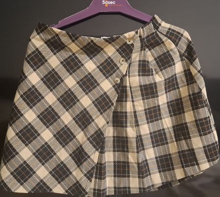 Jupe à carreaux taille 164cm