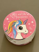 Tuch Einhorn rosa 100% Baumwolle 30x30cm neu