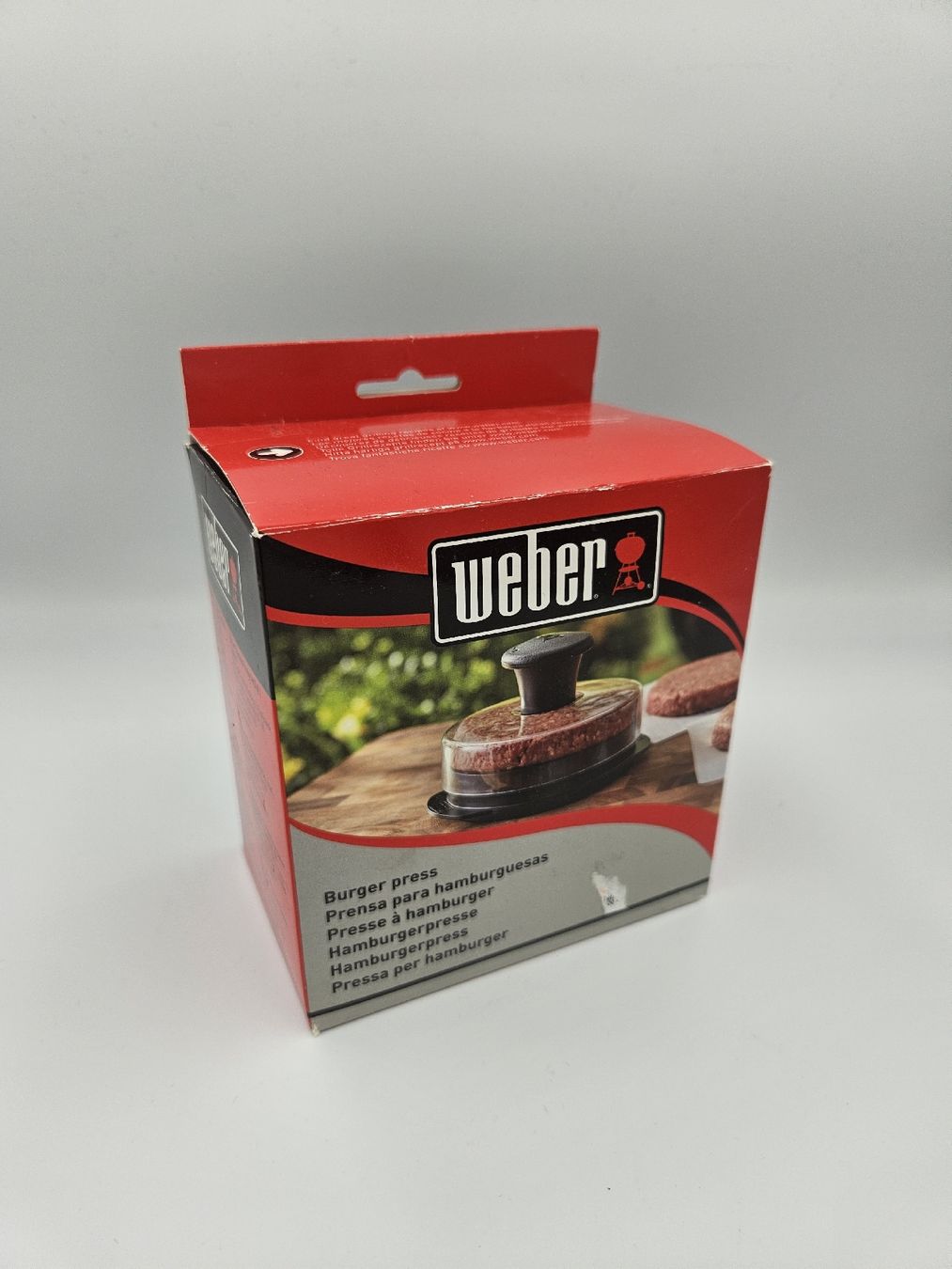 Teglie da forno: Weber Burgerpresse neuwertig – Nuovo (secondo la descrizione) da Buchs ZH venduto da rit_s6kv 3