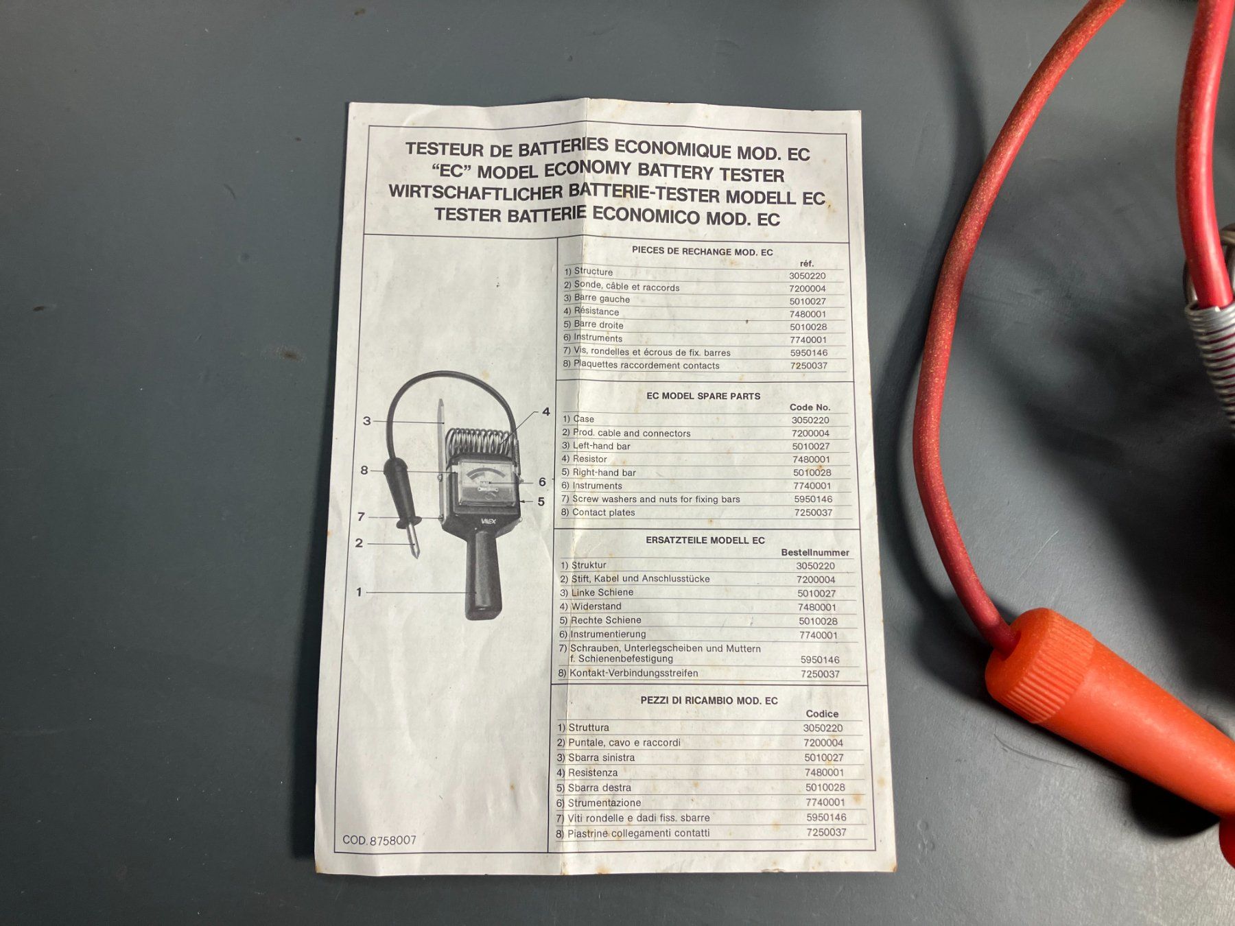 Messen: VALEX - Analoger Batterietester/Lastprüfer ab 1.- – Gebraucht aus Lichtensteig von Buy24International 6