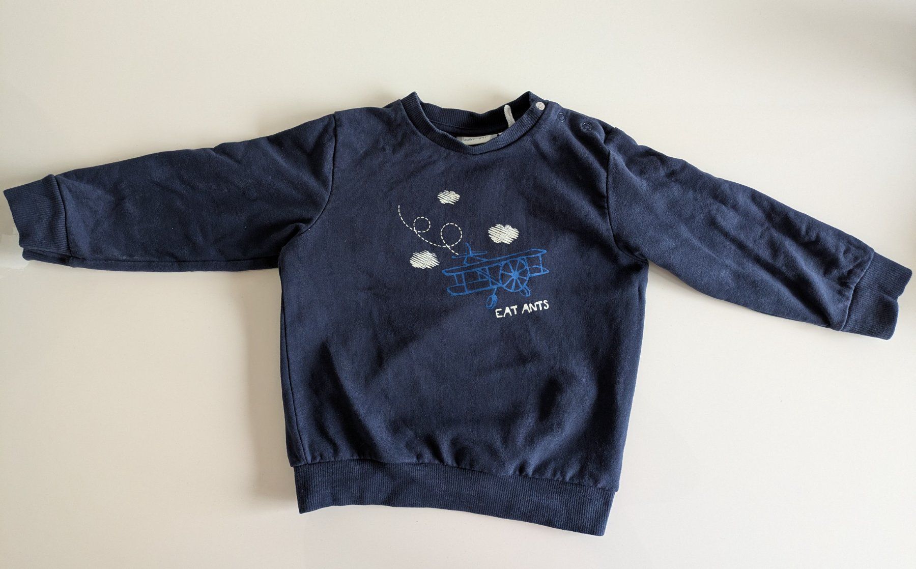 Maglioni & Felpe: Pullover mit Doppeldecker von Eat Ants by Sanetta, Grösse 80 – Usato da Kölliken venduto da mic_9n9d