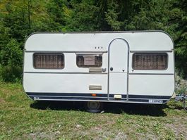 Caravane King, blanc, bon état, 4 places