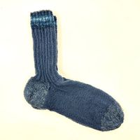 Handgestrickte Wollsocken Grösse 38/39